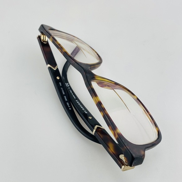 Burberry Eyeglasses Frame Only Tortoise Brown mod. B2150 3002 Italy Rectangle - Picture 9 of 10